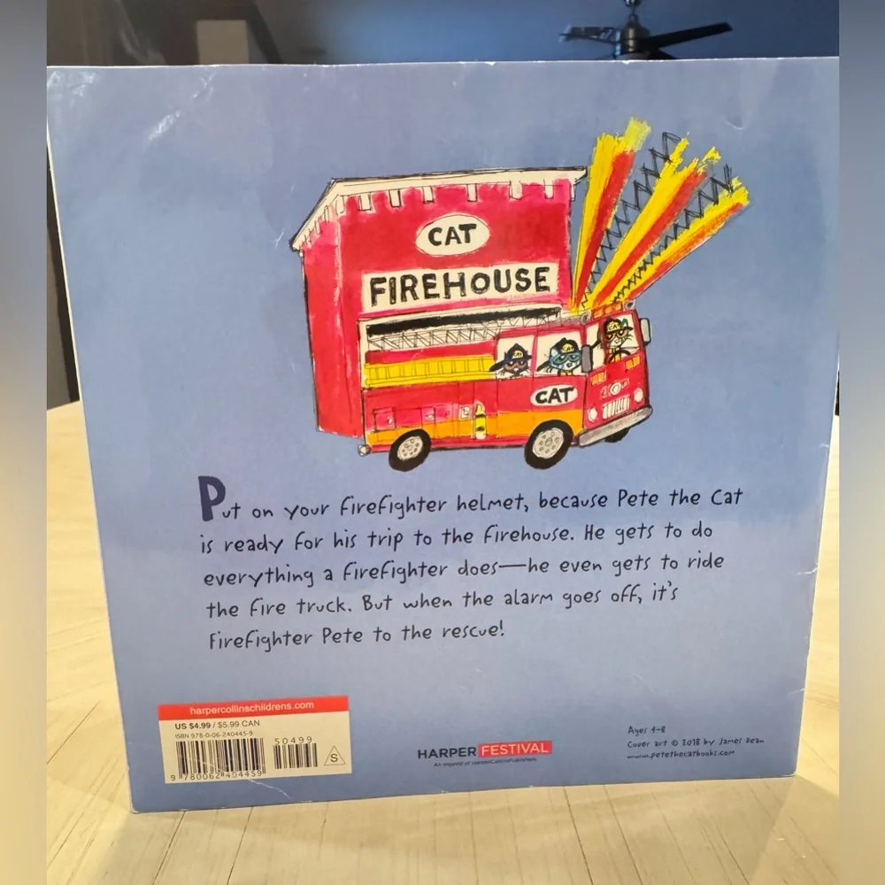 Pete the Cat Paperback Book Bundle – Firefighter Pete & Robo-Pete